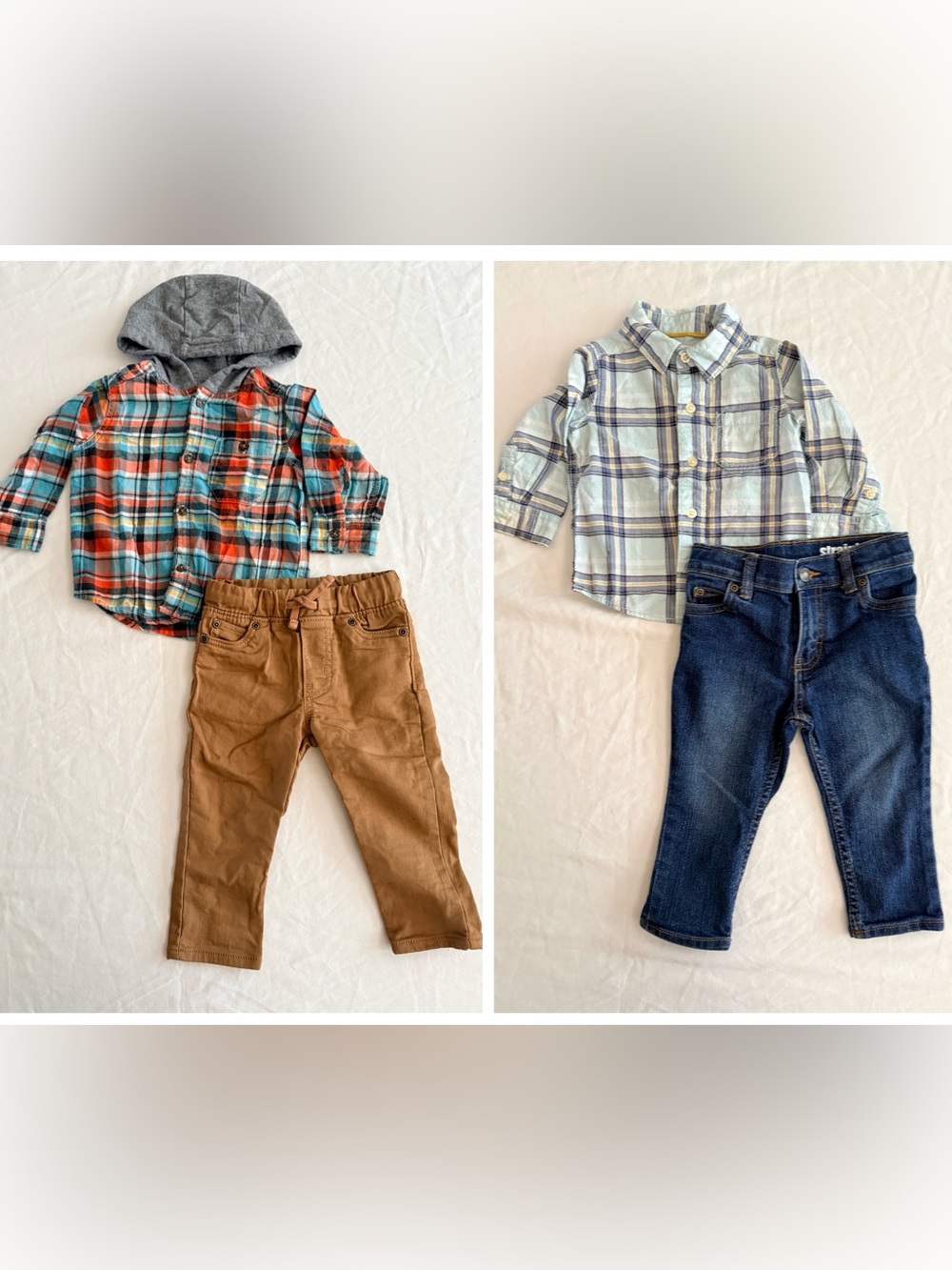 12 Months Baby Boy Lot 2 sets| Carter’s Jeans, Pants, Tops